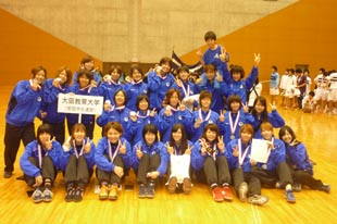 第47回全日本学生ハンドボール選手権大会で準優勝