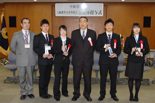 学長杯，感謝状受賞者