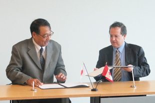 Exchange Agreement Concluded with University of Victoria, Canada