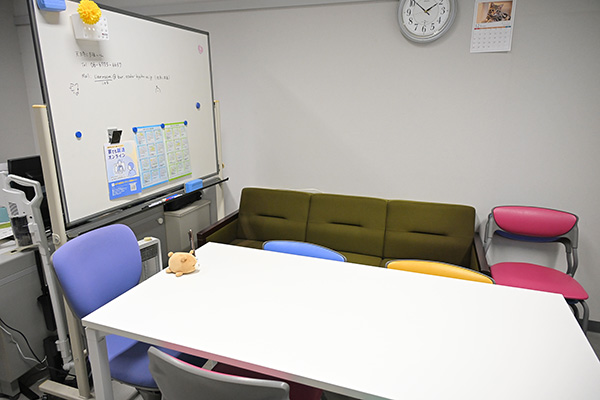 天王寺キャンパスの障がい学生修学支援ルーム