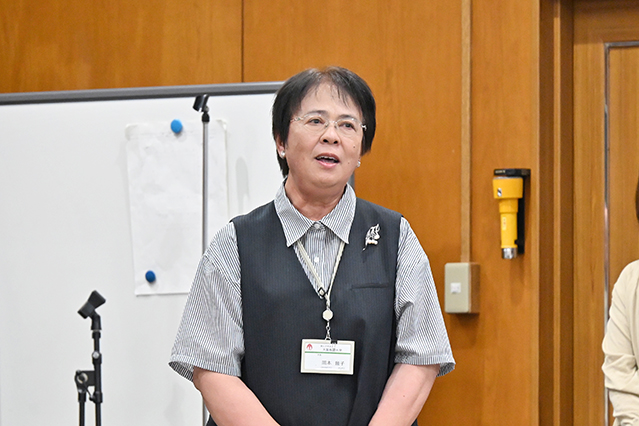 岡本学長による挨拶