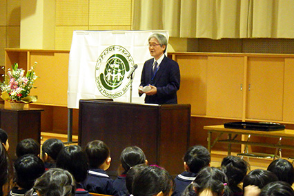 認定を受ける様子