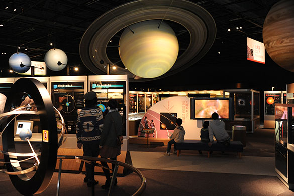 天文博物館の内部の様子